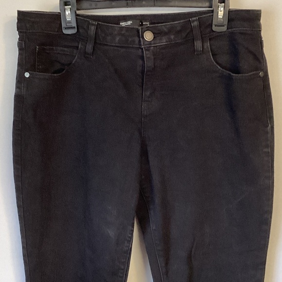 Simply Vera Verawang Black Bootcut Denim Jeans Size 16 - Picture 4 of 9